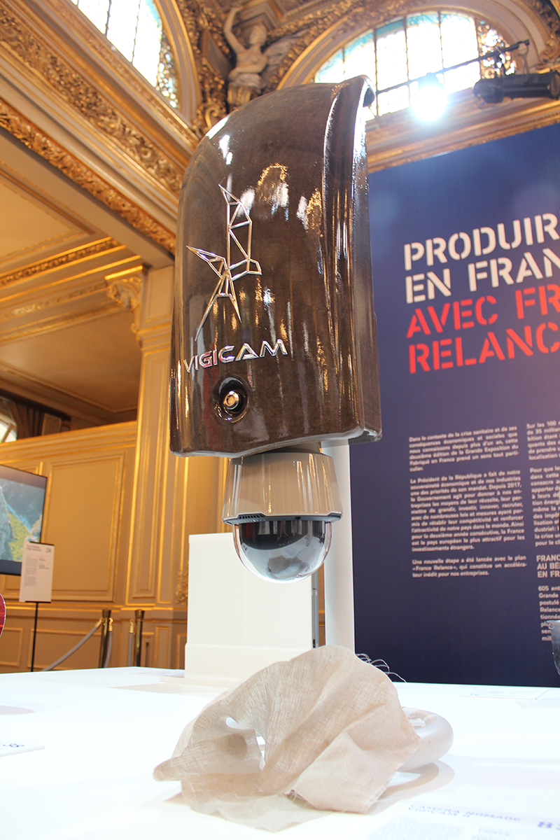 Système nomade de surveillance VIGICAM II par VDSYS à la grande exposition du fabriqué en France à l'Élysée
